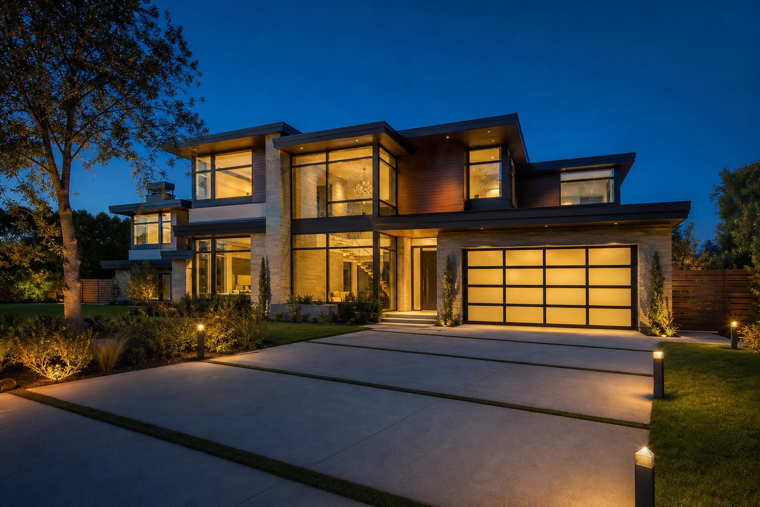 Modern home financed with a Qenti mortgage